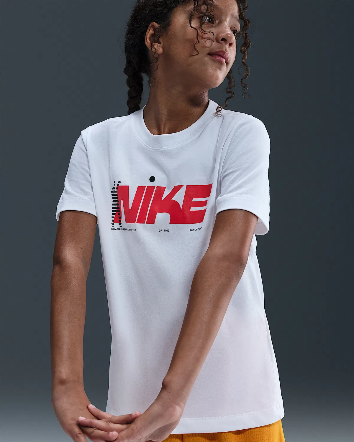 Детская футболка Dri-FIT Nike Legend, White — фото 3