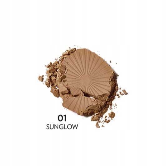 Прессованная бронзирующая пудра Golden Rose Bronzer для лица Sun Bright 01 — фото 2