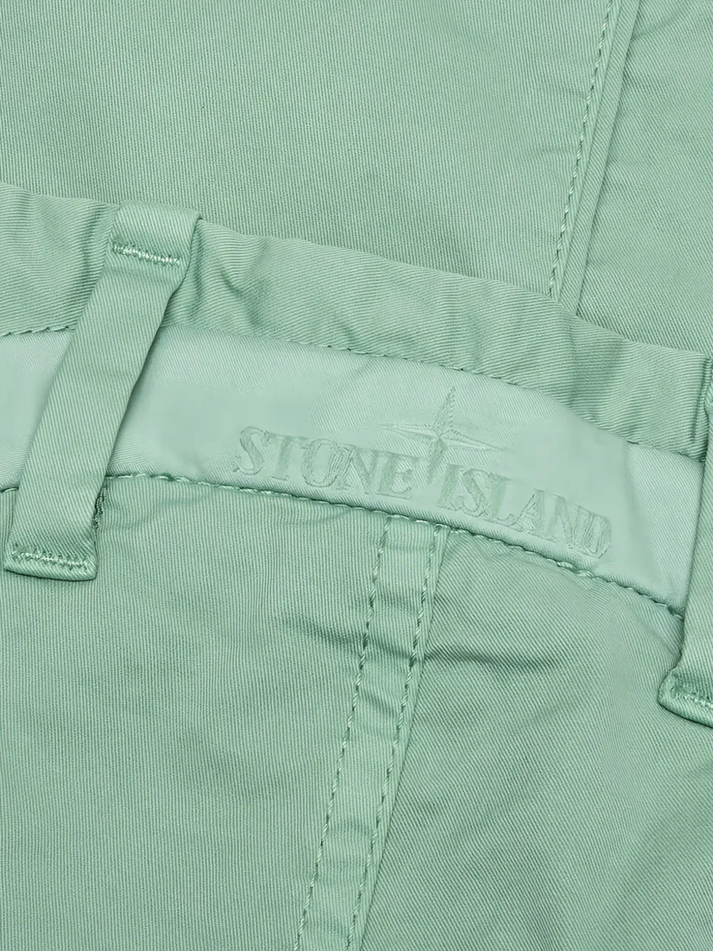 Брюки со съемным значком компаса Stone Island, зеленый — фото 4