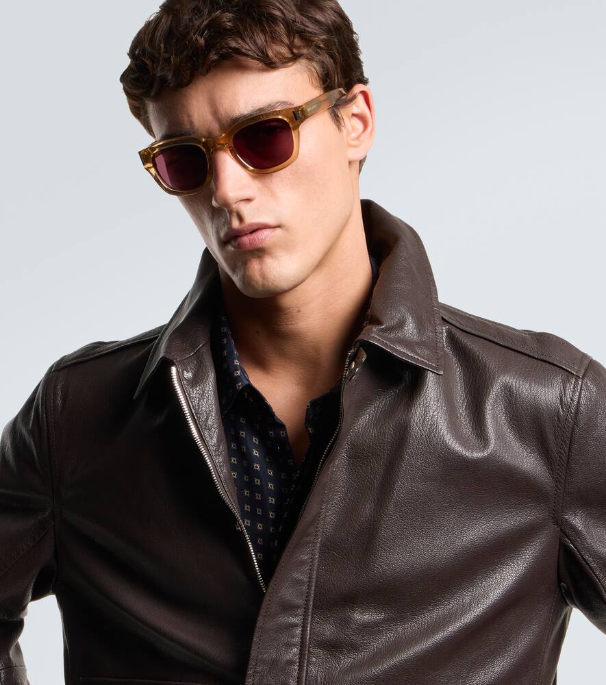 SL 838 большие квадратные солнцезащитные очки Saint Laurent — фото 2
