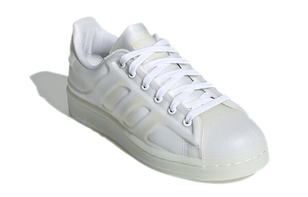 Кроссовки оригиналы superstar futureshell j Adidas, белый — фото 3