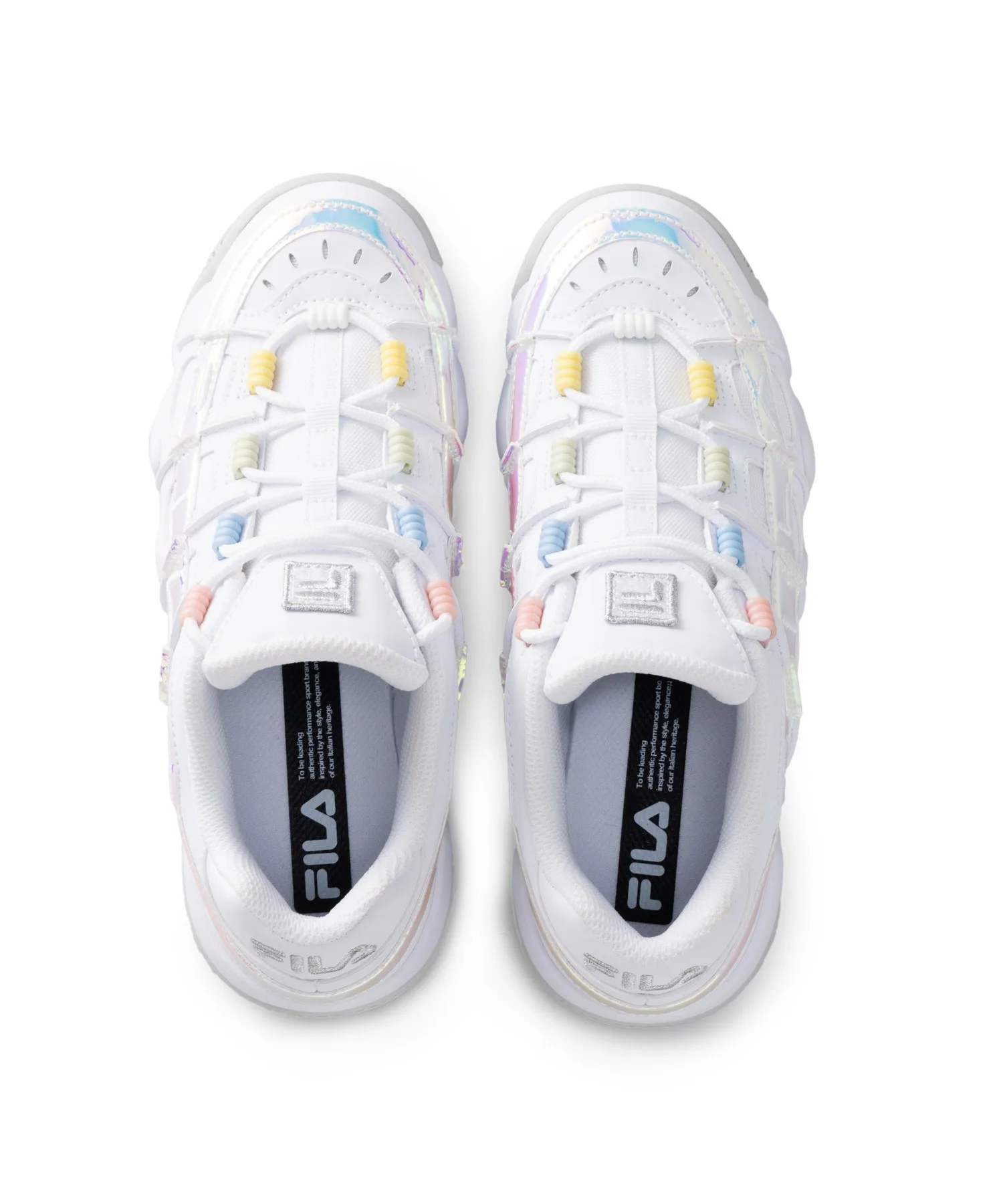 Кроссовки для мужчин и женщин FILA BARRICADE XT97 HOLOGRAM белые — фото 4
