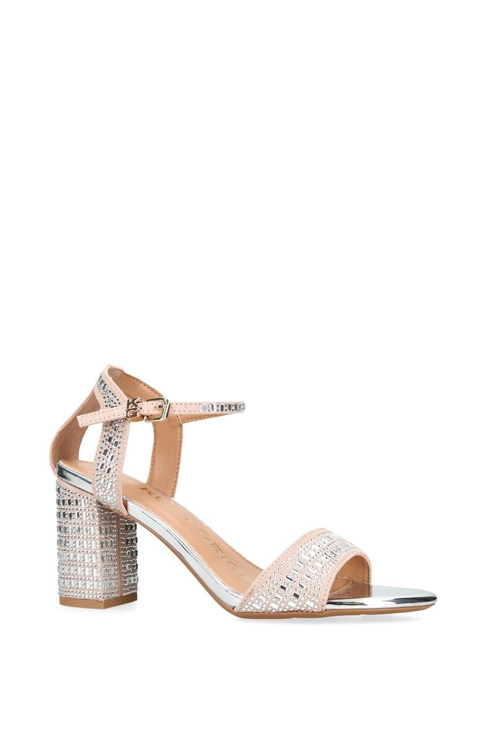 Сандалии Fleur Bling KG Kurt Geiger, серебро — фото 4