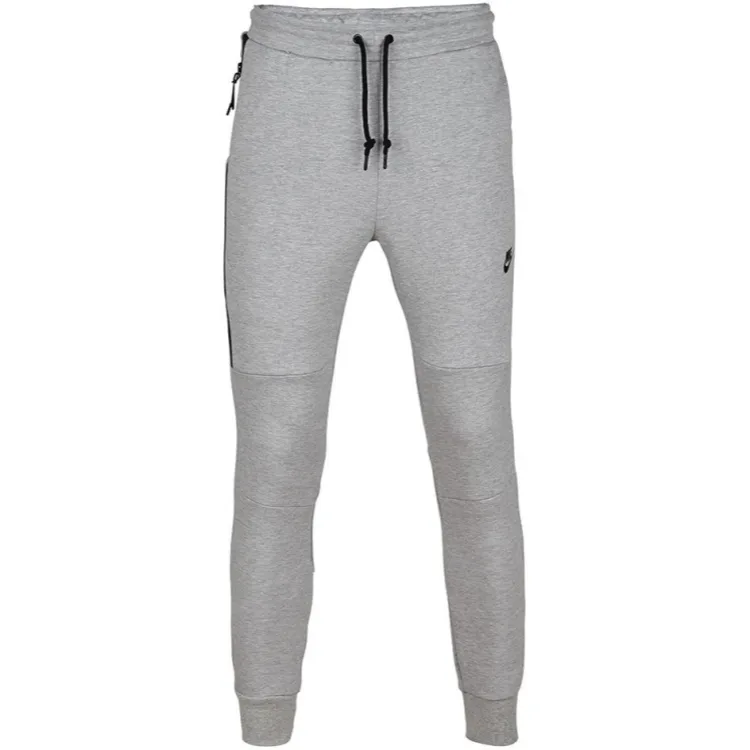 Nike Вязаные спортивные штаны мужские серый/черный