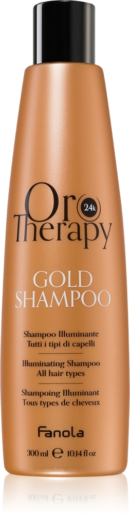 

Orotherapy Gold Shampoo увлажняющий шампунь с 24-каратным золотом Fanola, 300 мл