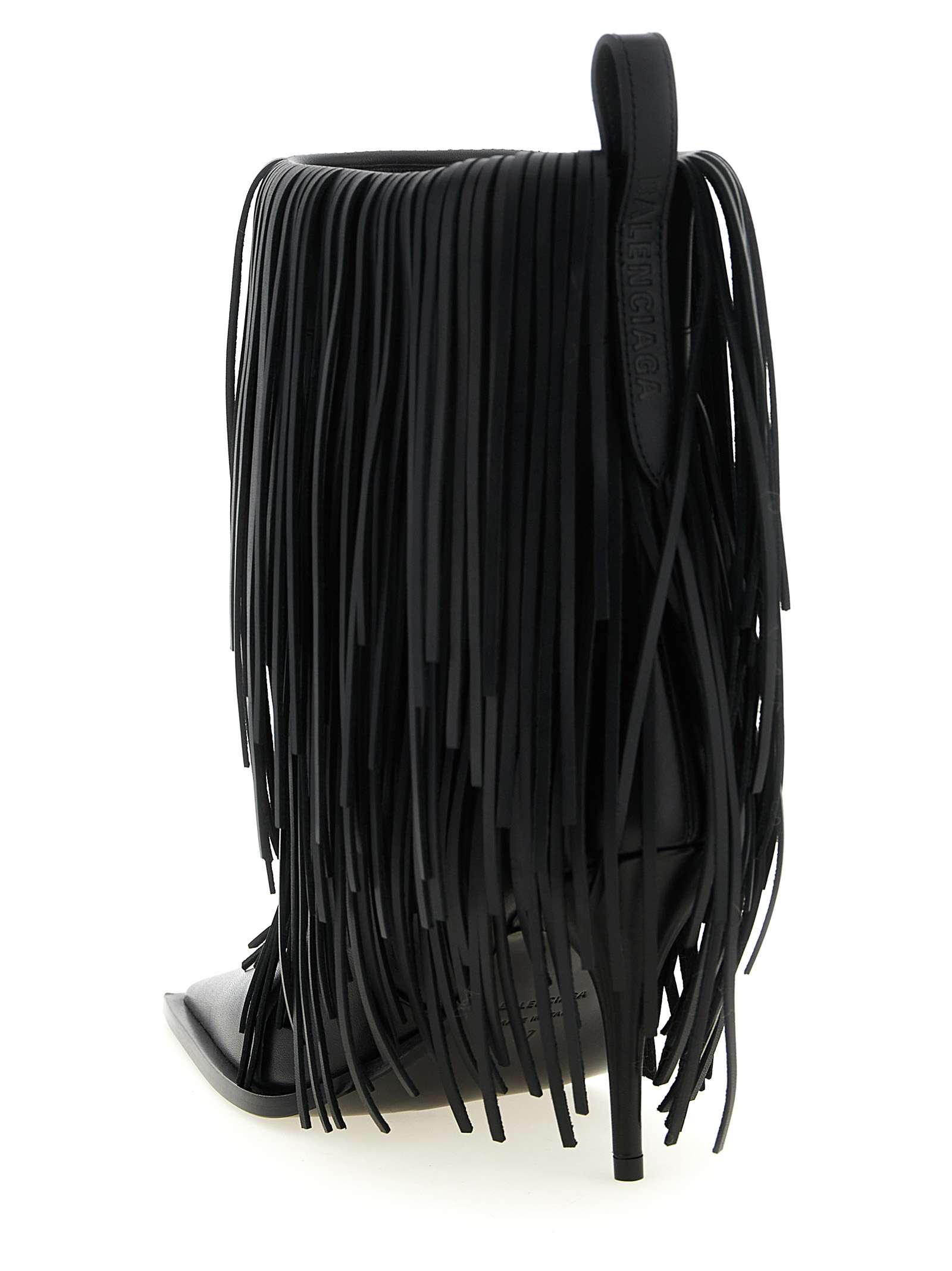 Ботильоны 'Avenue Fringe' BALENCIAGA, черный — фото 3