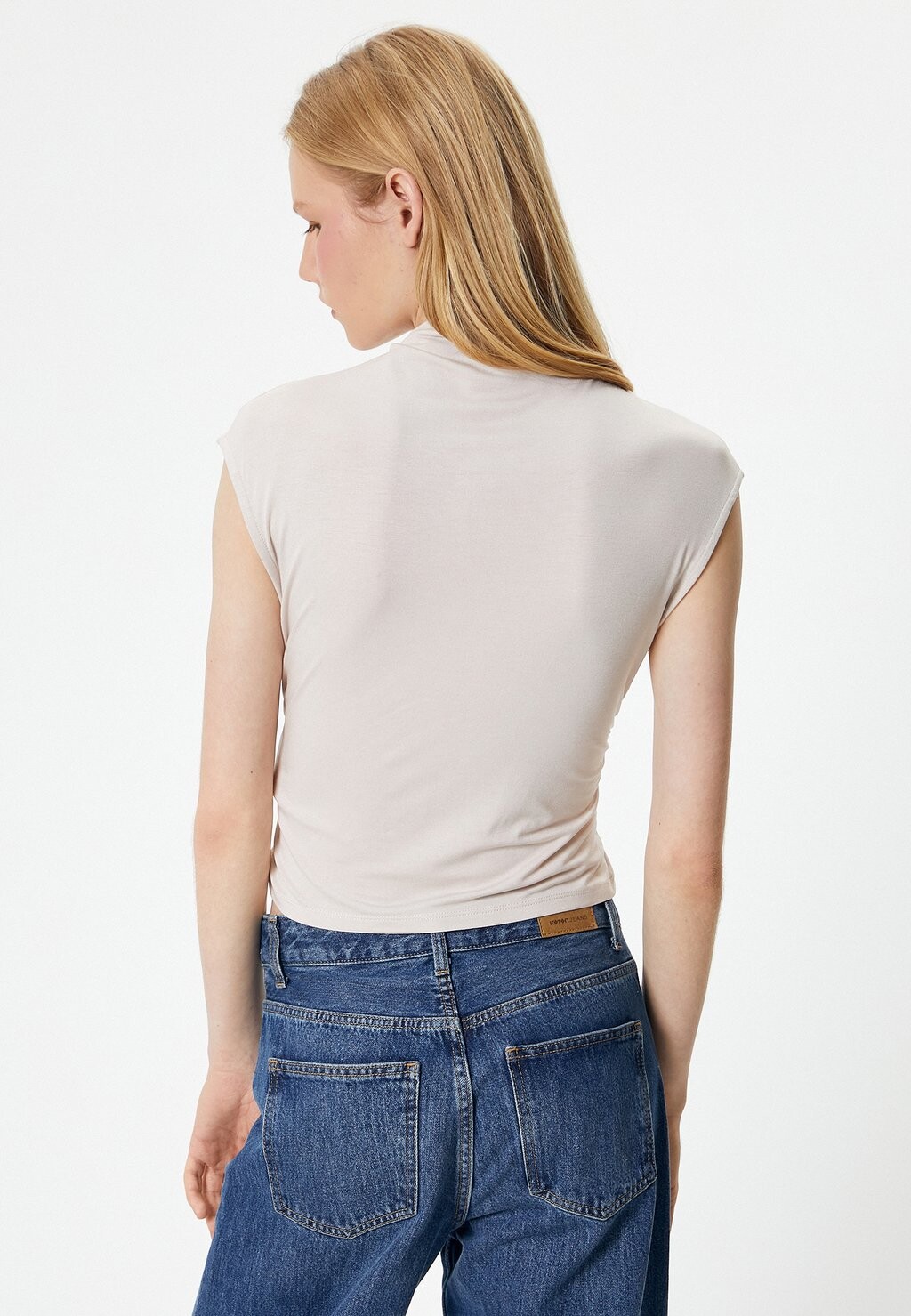 

Базовая футболка Koton, бежевый