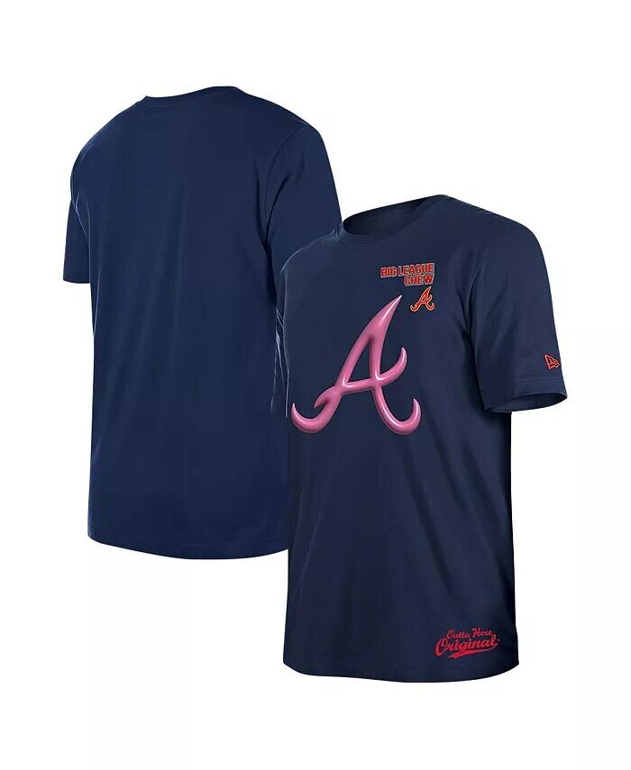 

Футболка мужская Navy Atlanta Braves Big League Chew New Era
