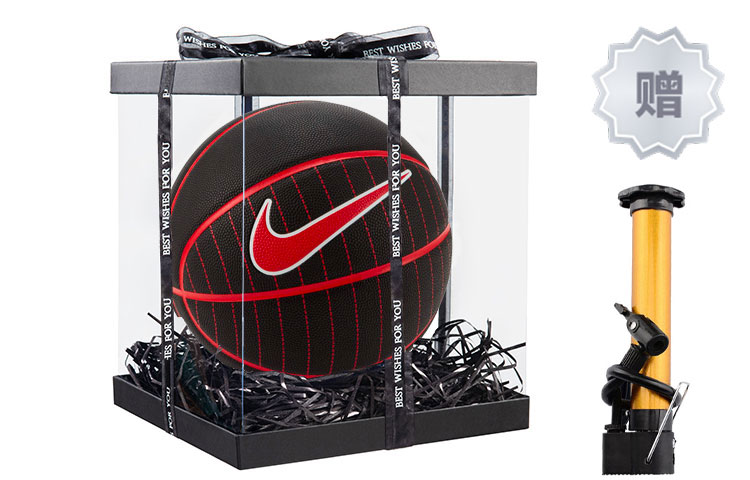 

Nike Баскетбольный мяч PU черно-красный размер 7 тренировочный унисекс