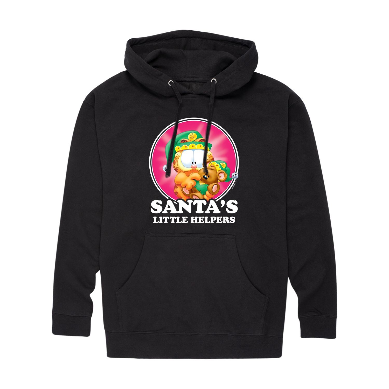 

Мужская толстовка с капюшоном Garfield Santa's Helpers Licensed Character