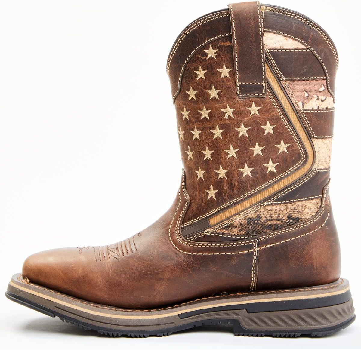 Мужские ботинки Cody James 10 Ase7 Disruptor Western с мягким носком - Bcj00spw1960, коричневый — фото 3