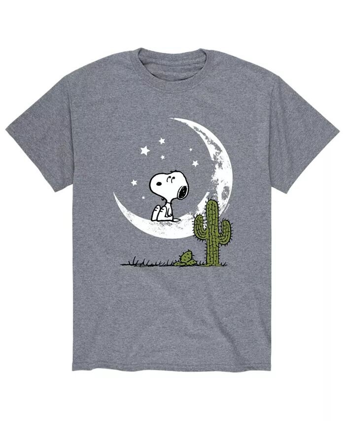 

Футболка мужская Peanuts Snoopy Moon AIRWAVES, серый