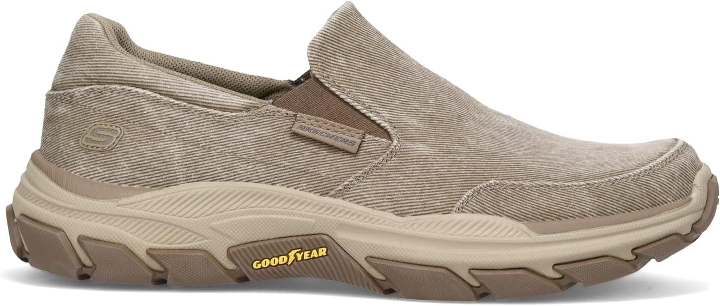 Мужские кроссовки Skechers Respected - Fallston, Taupe — фото 3