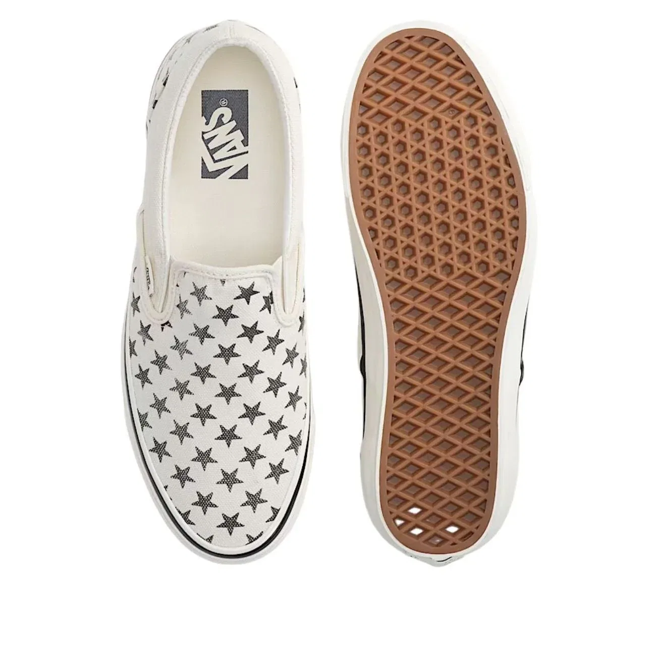 Слипоны Vans Premium Classic Slip-On 'Marshmallow White Black' VN000Z7ZKIG, белый — фото 3