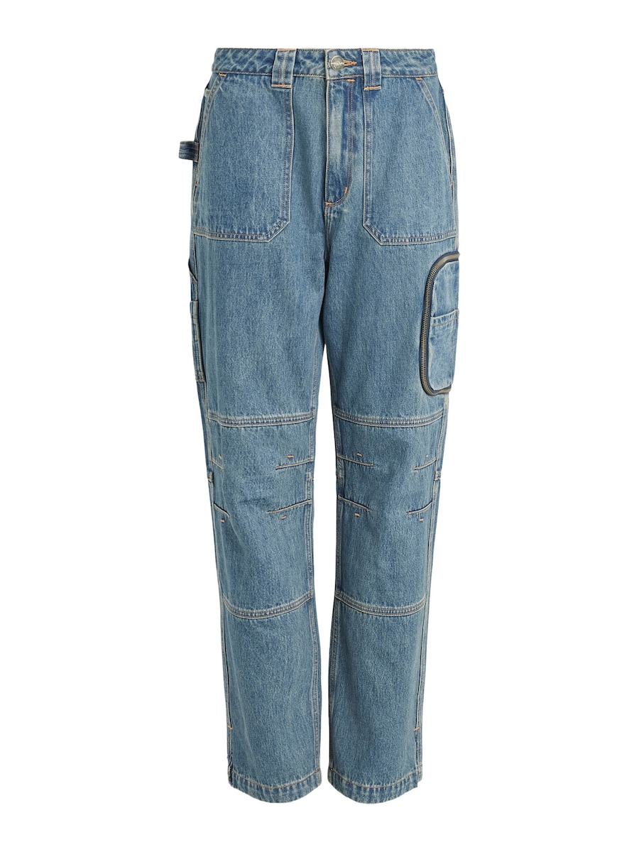 

Джинсы карго свободного кроя AllSaints FLORENCE, Blue Denim
