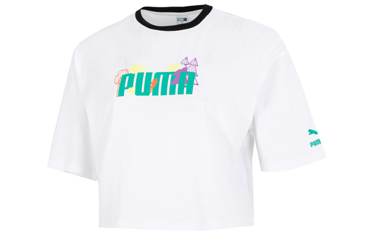 

Укороченный топ женский белый Puma