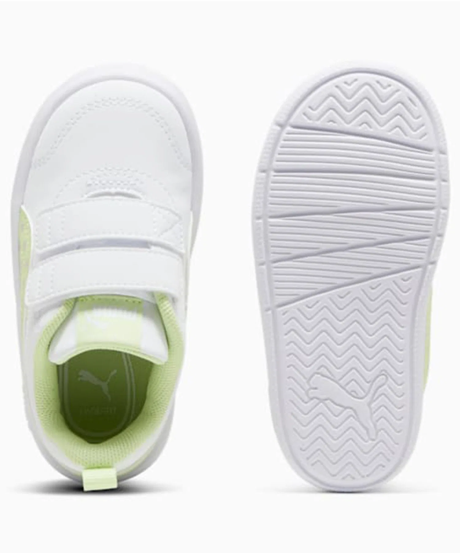 Детские кроссовки PUMA Courtflex V3 DOTTY V для малышей белые — фото 4