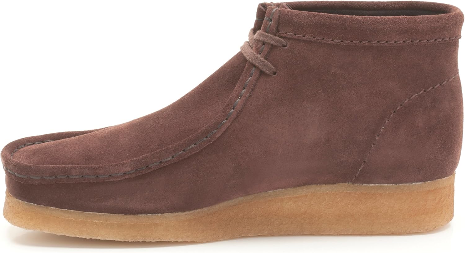 Мужские кожаные мокасины на шнуровке, разные Clarks, Chestnut Suede — фото 4