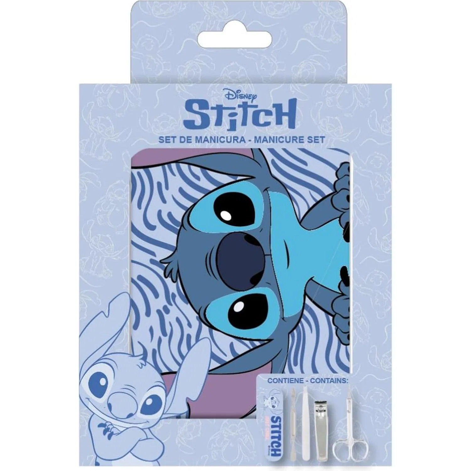 Детский маникюрный набор Stitch Disney в металлическом футляре ‎Cerdá Life'S Little Moments — фото 2