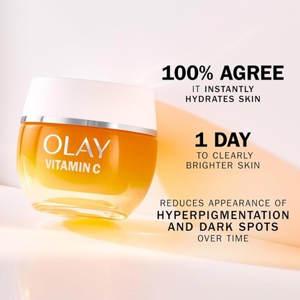 Olay Увлажняющий гель-крем для лица с витамином С и AHA, уход за кожей с ниацинамидом 99% чистоты и витамином Е, осветляющий уход за кожей, 50 мл — фото 3