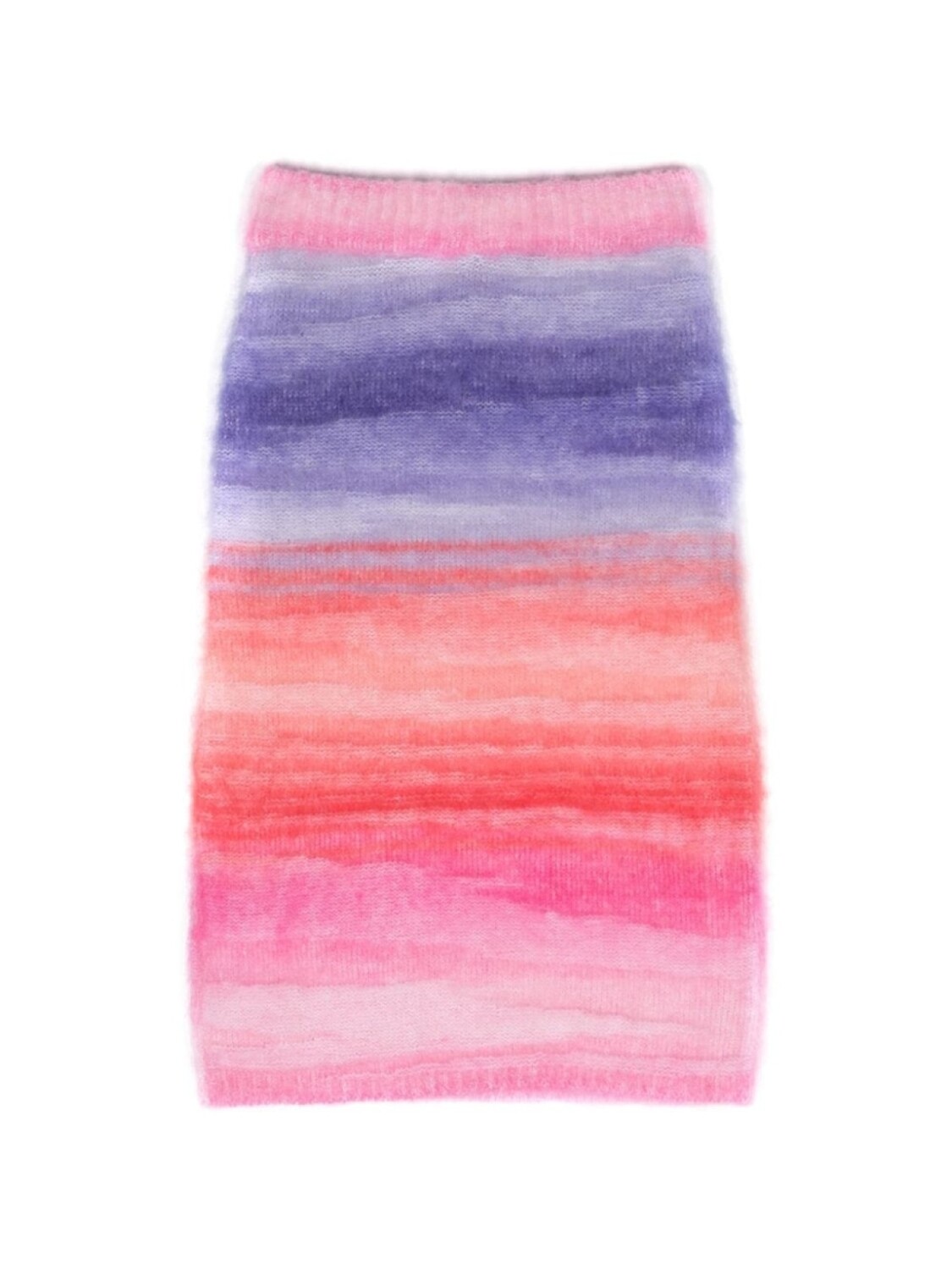 

Missoni Kids юбка миди с эффектом градиента, розовый