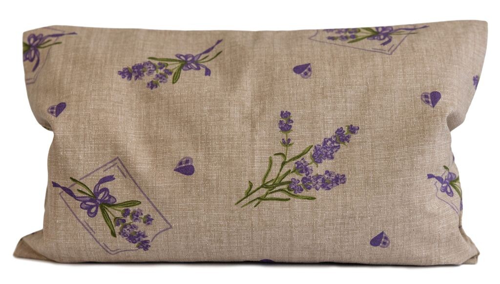 

Подушка с лавандой 30х20см, беззаботная + органический тик, натуральный - органические цветы лаванды - ароматическая подушка, травяная подушка Giraffenland