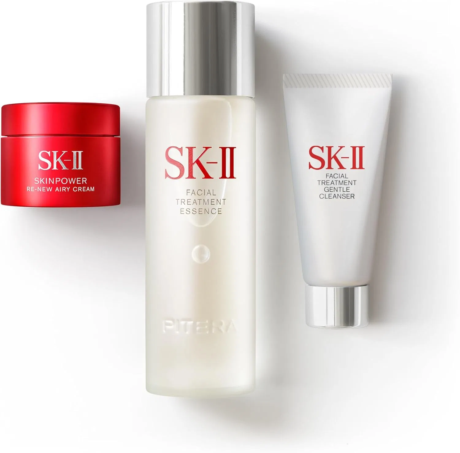 Набор средств по уходу за кожей SK-II Pitera Youth Essential Set Renewed Edition (лосьон, крем) 75 мл + 15 г + 20 г