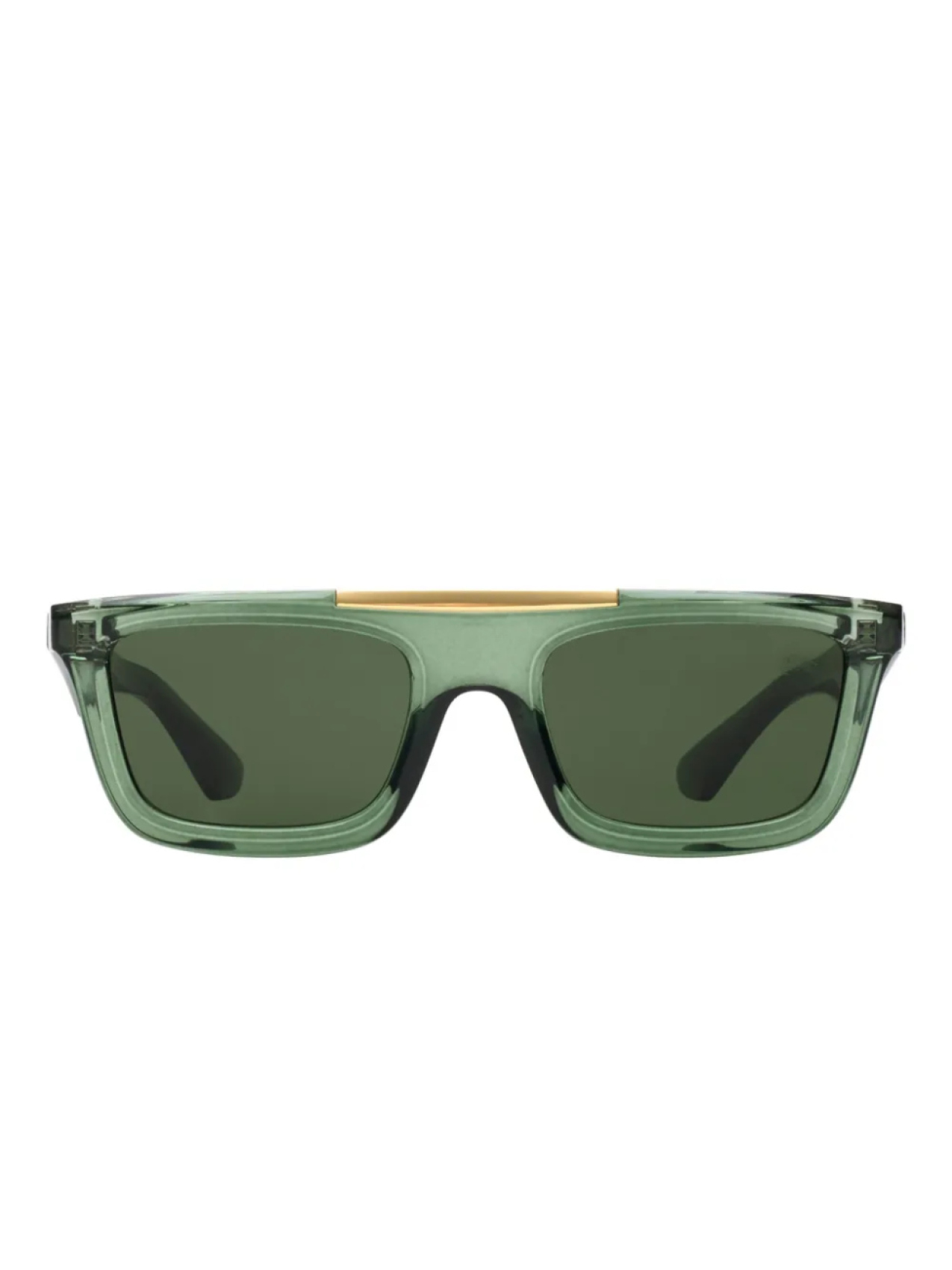 

Burberry rectangle-frame солнцезащитные очки, зеленый