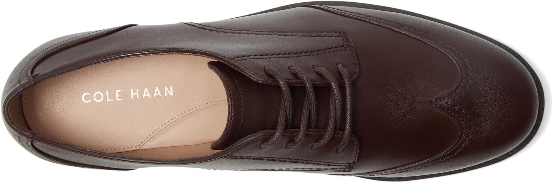 Оксфорды Cole Haan Geneen Lace-up Wingtip Oxfords, цвет Madeira Leather — фото 2