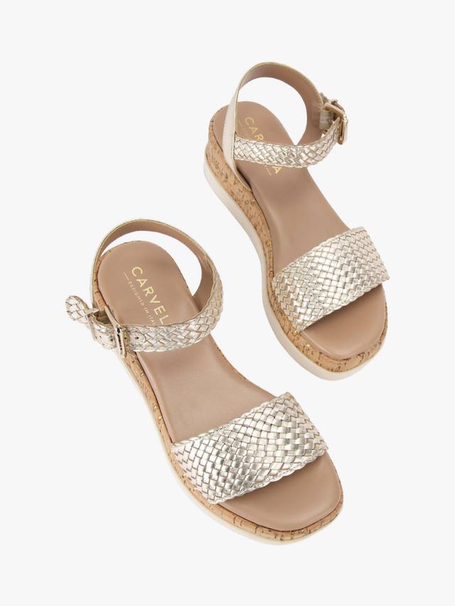 Сандалии из натуральной кожи serenita Carvela, золотой — фото 2