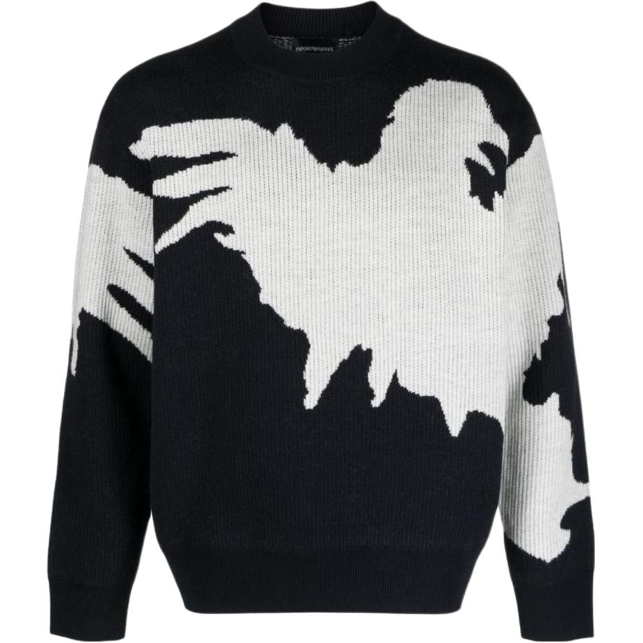 

EMPORIO ARMANI Свитер мужской морской синий