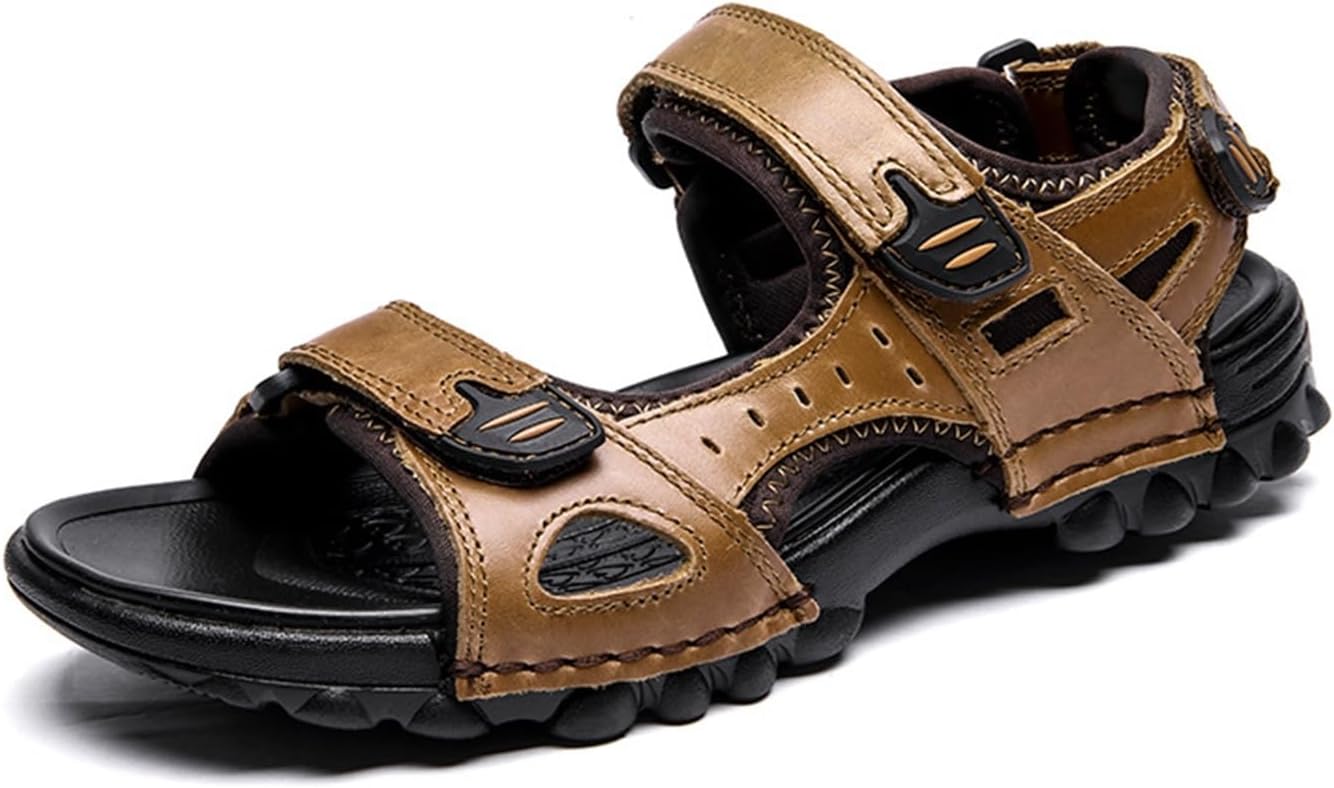 

Мужские спортивные сандалии DMGYCK для улицы и душа, пляжные сандалии, водные сандалии, мужские походные сандалии, коричневый