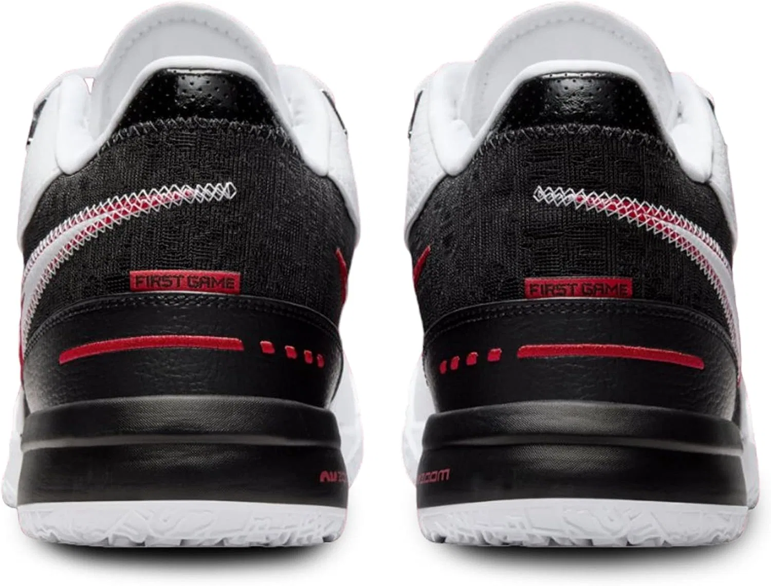 Мужские кроссовки Nike Lebron 20, White University Red Metallic Silver Black — фото 3