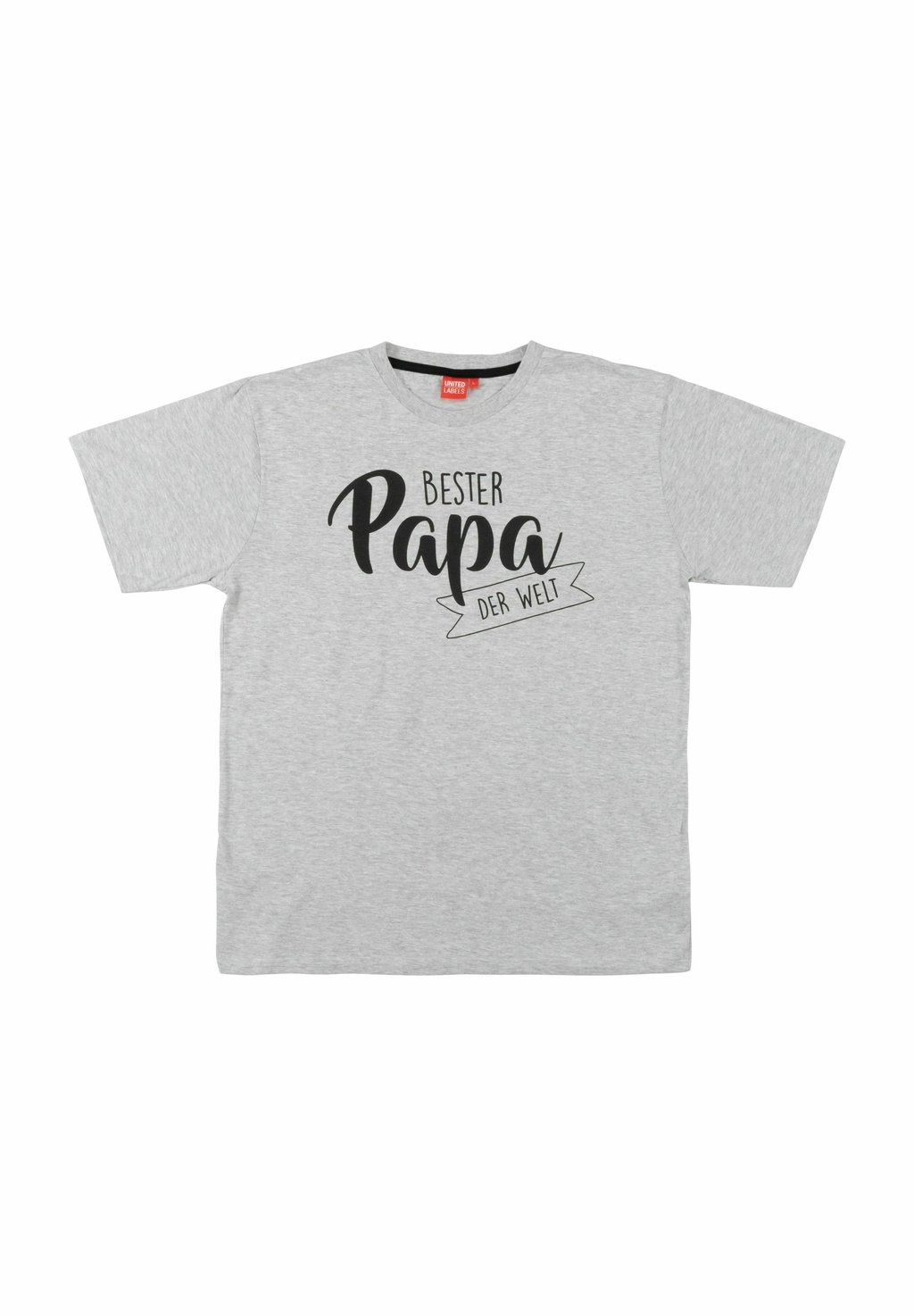 

Футболка с принтом BESTER PAPA DER WELT VATER VATERTAG United Labels, серый