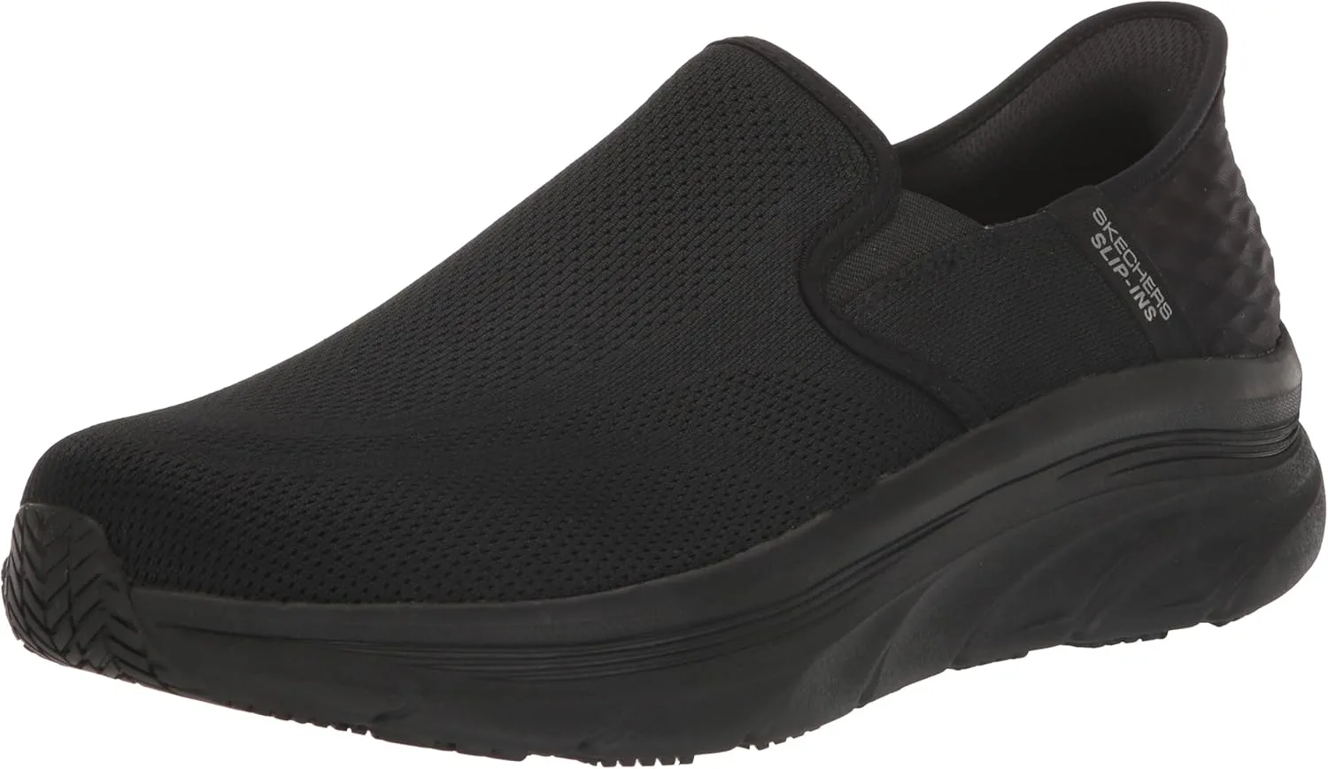 Мужские слипоны Skechers Hands Free, кроссовки для ходьбы D'lux Walker Sr Joden, черный