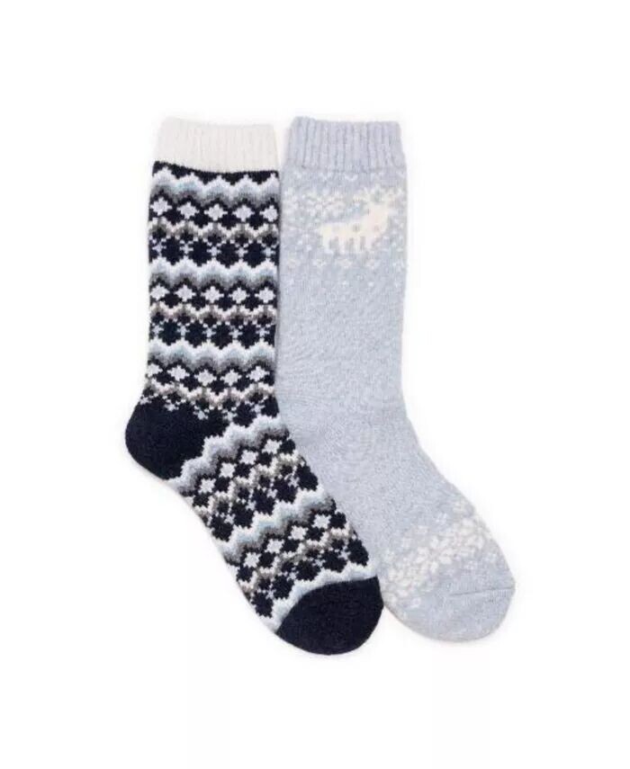 

Женские шерстяные носки, 2 пары MUK LUKS, синий