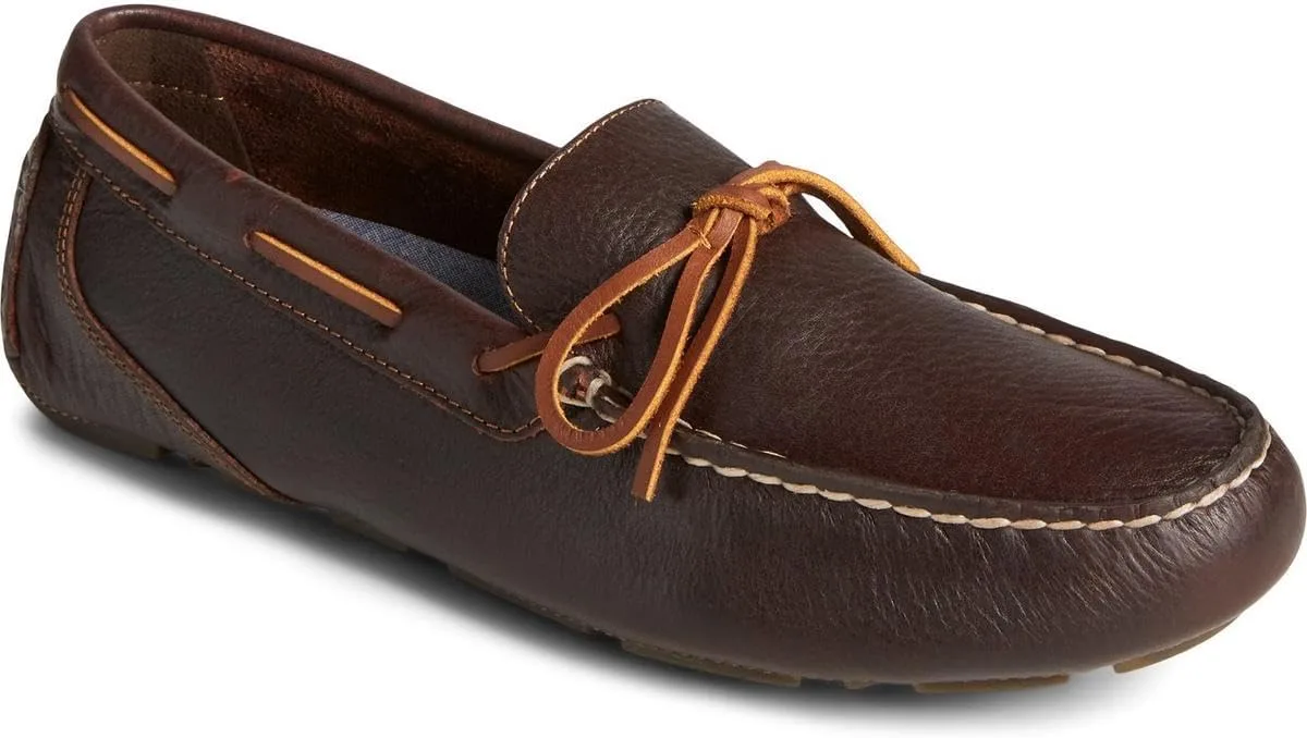 Мужские лоферы Sperry Driver с одним ушком, коричневые