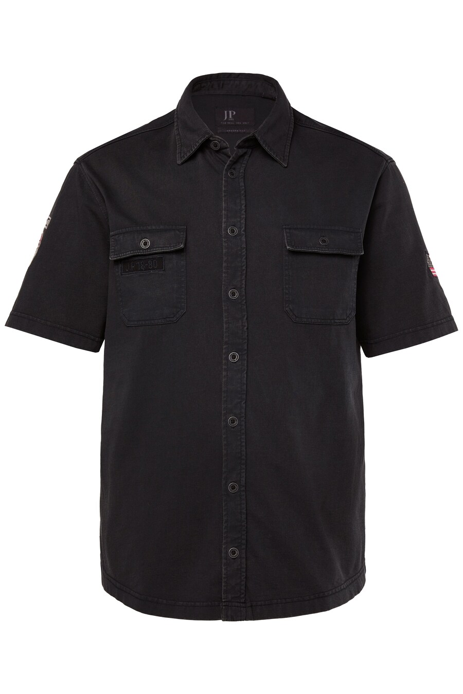 

Рубашка на пуговицах классического кроя JP1880, Black