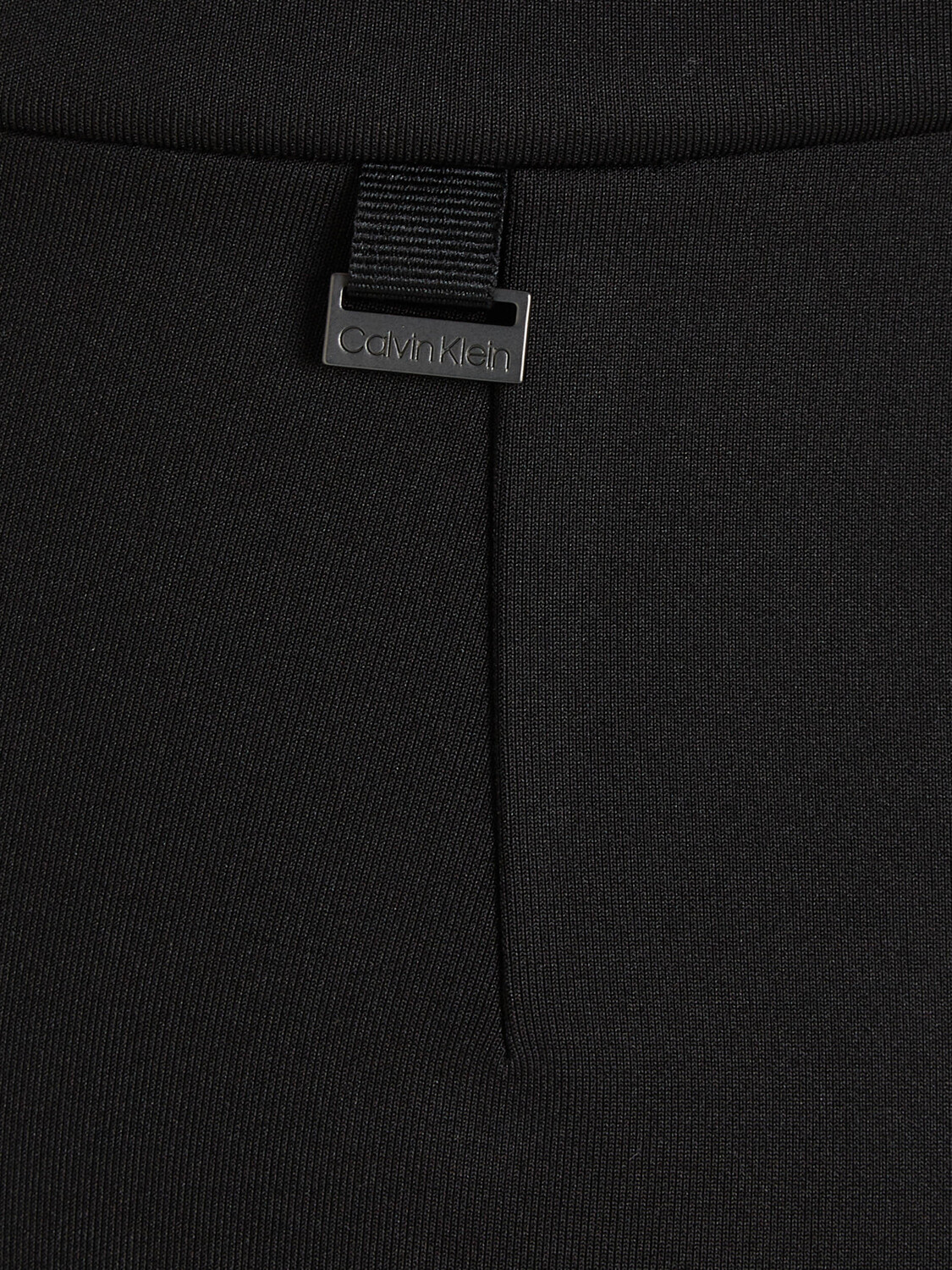 Брюки Calvin Klein flare fit, черный — фото 3