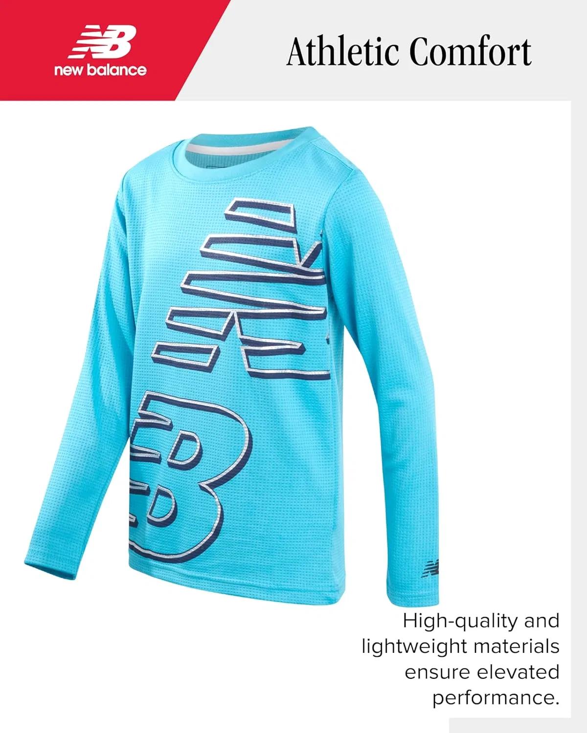 Детский спортивный костюм New Balance, 3 предмета, цвет Sky/Raincloud — фото 4