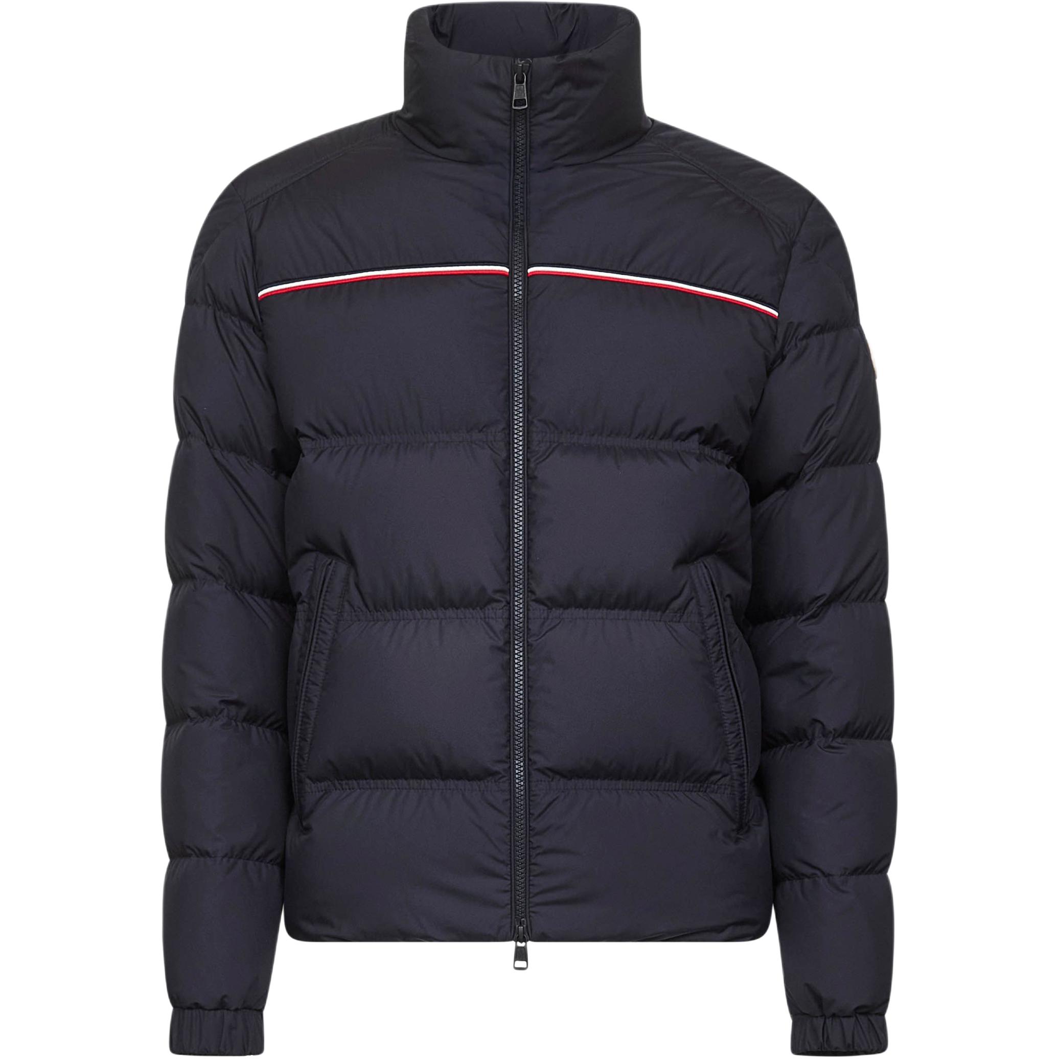 

Moncler Куртка с логотипом на нашивке, Blue
