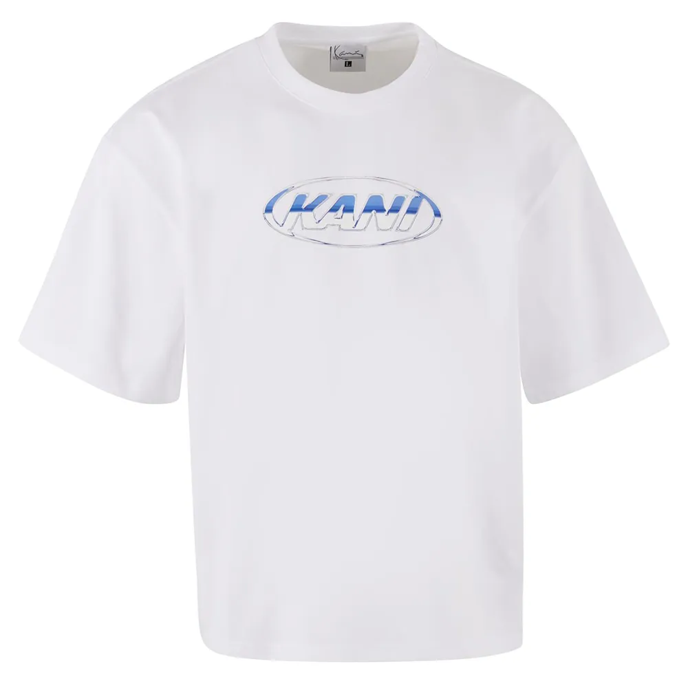

Футболка с коротким рукавом Karl Kani Chrome Logo Crop, белый