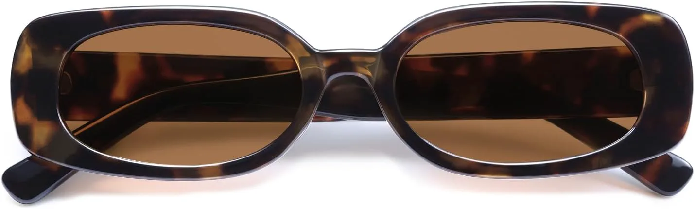 

Солнцезащитные очки VANLINKER Retro Rectangle Polarized для женщин, модные, в стиле 90-х, винтажная узкая прямоугольная оправа VL9848, C2-tortoiseshell/Brown