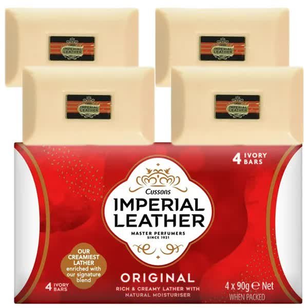 

Кусковое мыло Imperial Leather натуральное парфюмированное кремообразное пенящееся ОРИГИНАЛ 4*90г LAROXY