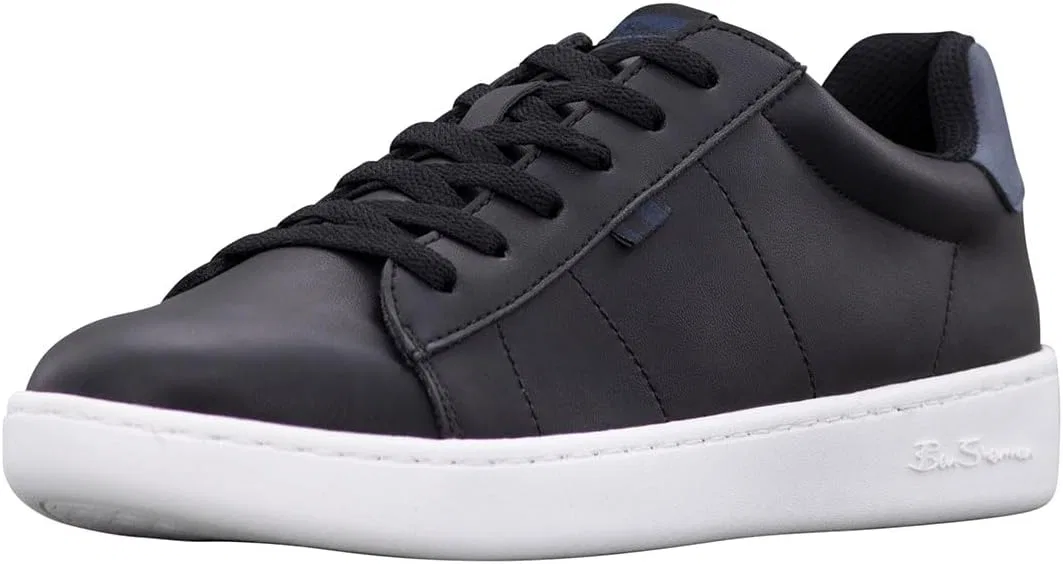 Ben Sherman Herren Bsmhampe-0586Кроссовки, Black White Navy Blue