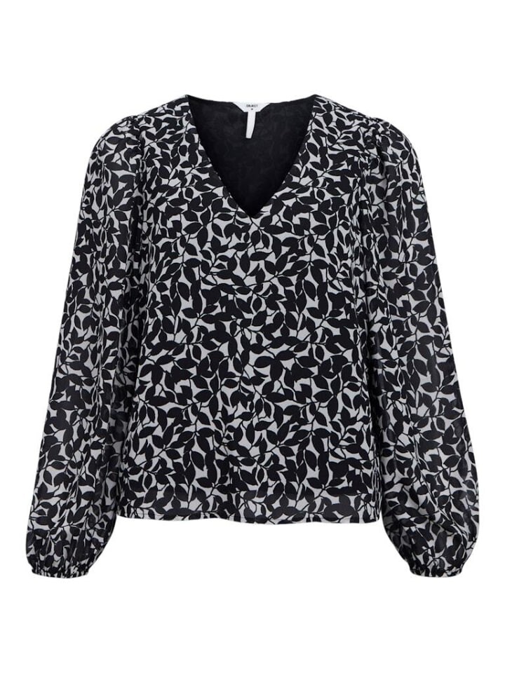 

Блуза Object Langarmbluse, цвет sandshell