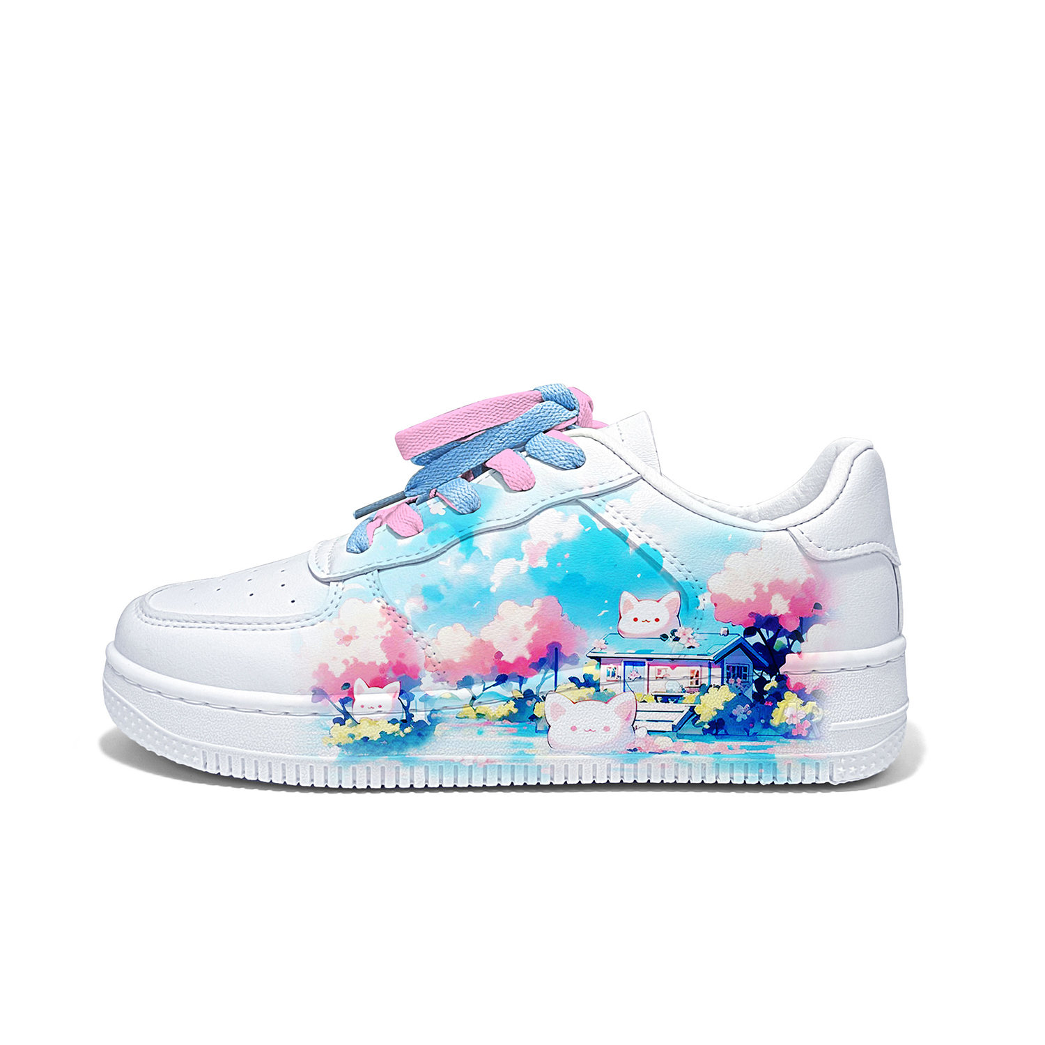 

Скользостойкие амортизирующие износостойкие дышащие низкие скейтборд кроссовки Unisex WARRIOR, z23127d( белый )