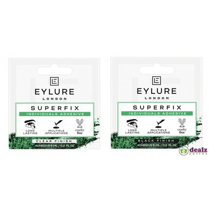 

Клей для ресниц Superfix, прозрачный черный, 6 мл, Eylure