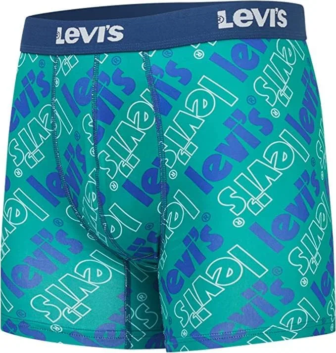 Боксеры Levi's Logo/2 Blue/Green — фото 3