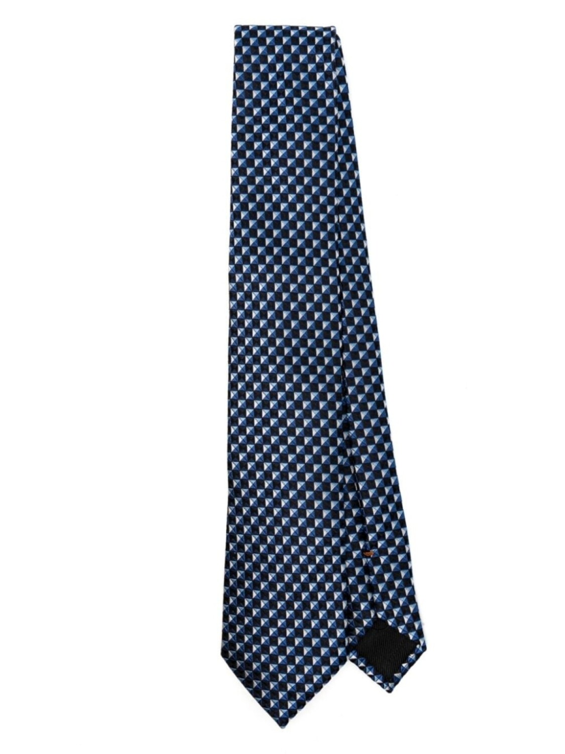 

Zegna шелковый галстук, синий